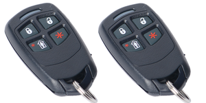 2 Pack of Honeywell 5834-4 Wireless Transmitter Keyfobs
