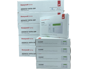 Five (5) Honeywell Home Vista-20P Panels Version 10.26 & Five (5) Honeywell 6160RF Keypads