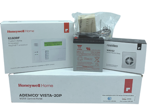 Honeywell Home Vista-20P, 6160RF, Battery, Siren, RJ31X Jack and Cord