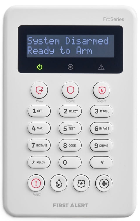 First Alert VISTAH Hybrid Series 2X16 Hardwired Portrait Keypad