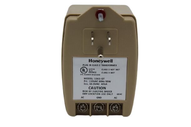Honeywell 1361-GT Transformer, 16.5Vac, 40Va, 2.4A