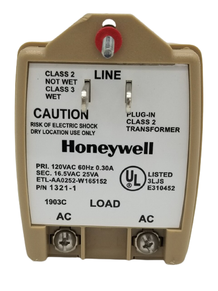 Honeywell Resideo 1321-1 16.5 VAC 25VA Transformer