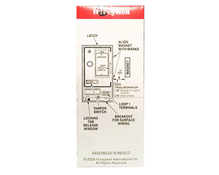 Honeywell 5816WMWH Wireless Door/Window Sensor w/ Magnet