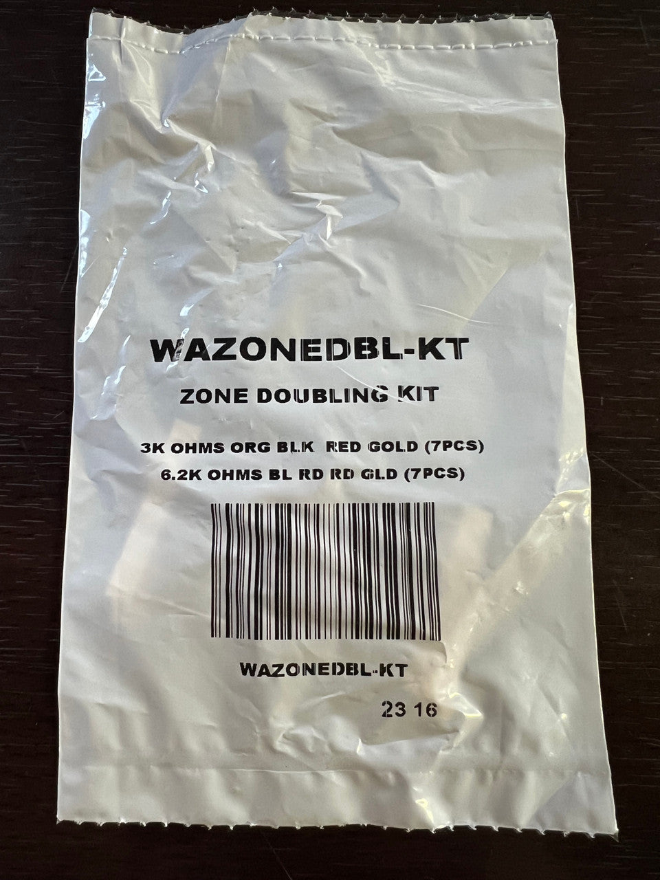 Honeywell Home WAZONEDBL-KT Resistor Zone Doubling Pack