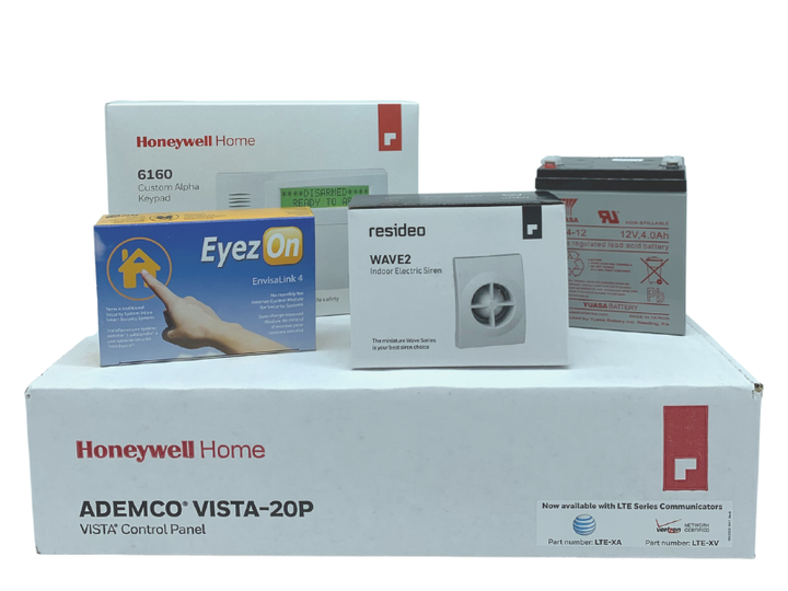 Honeywell Home Vista-20p, 6160, EVL 4, Battery, Siren