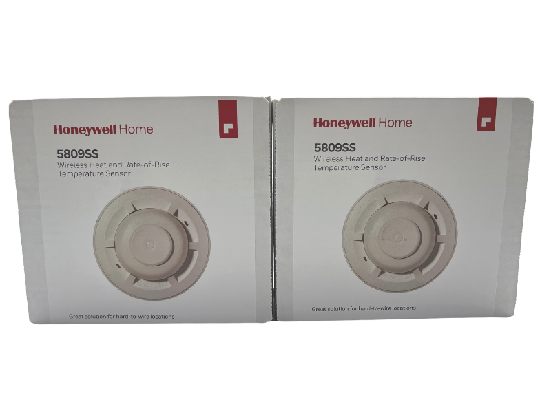 Honeywell 5809SS Wireless Heat and Rate-of-Rise Temperature Sensor (2 Pack) 