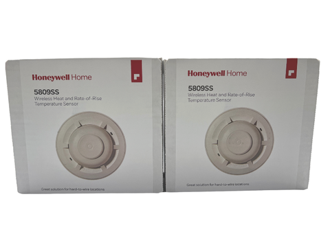 Honeywell 5809SS Wireless Heat and Rate-of-Rise Temperature Sensor (2 Pack) 
