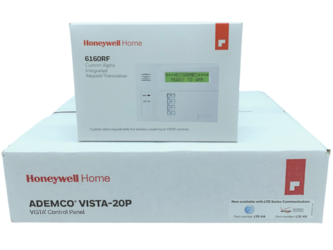 Honeywell Home Vista-20P Panel Version 10.25 & 6160RF Keypad