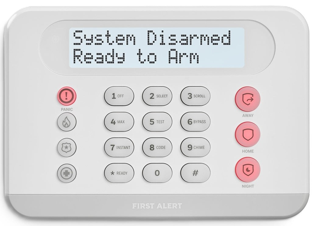 First Alert Landscape Hardwired English Keypad