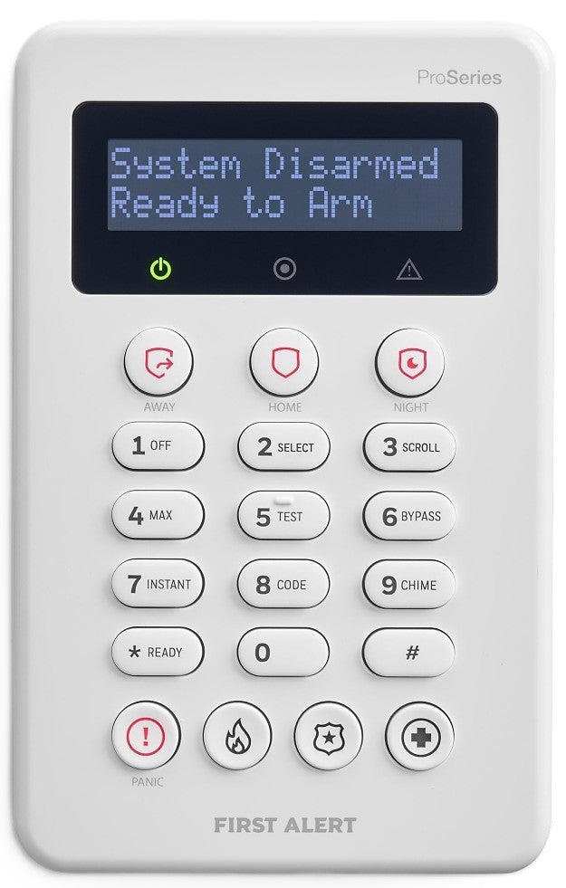 First Alert VISTAH Hybrid Series 2X16 Hardwired Portrait Keypad